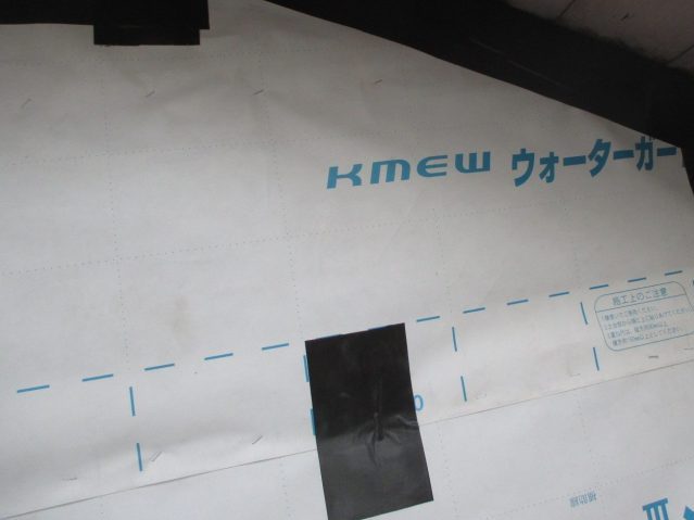 姫路市の外壁張り替えで使用した透湿防水シート